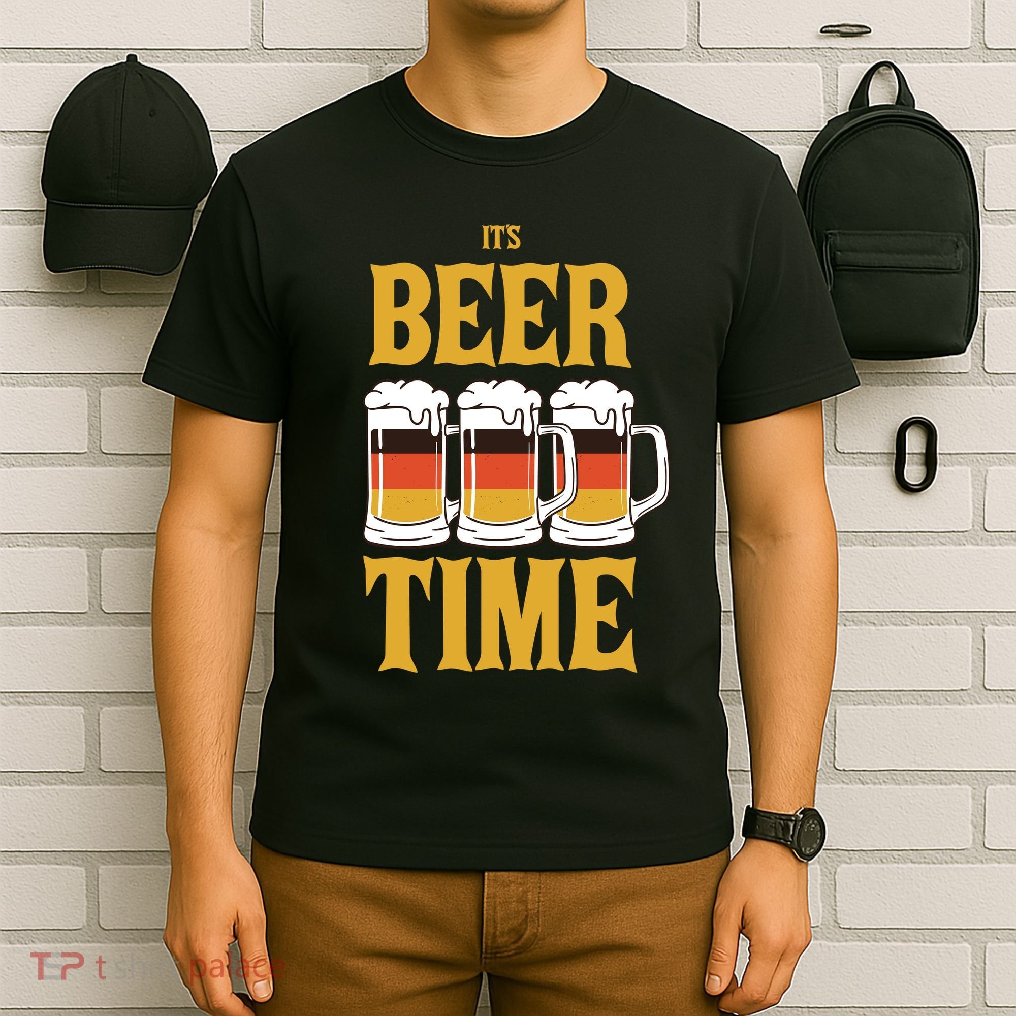 It's Beer Time German Flag T-Shirt