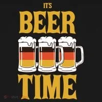 It's Beer Time German Flag Bucket Hat thumb 4