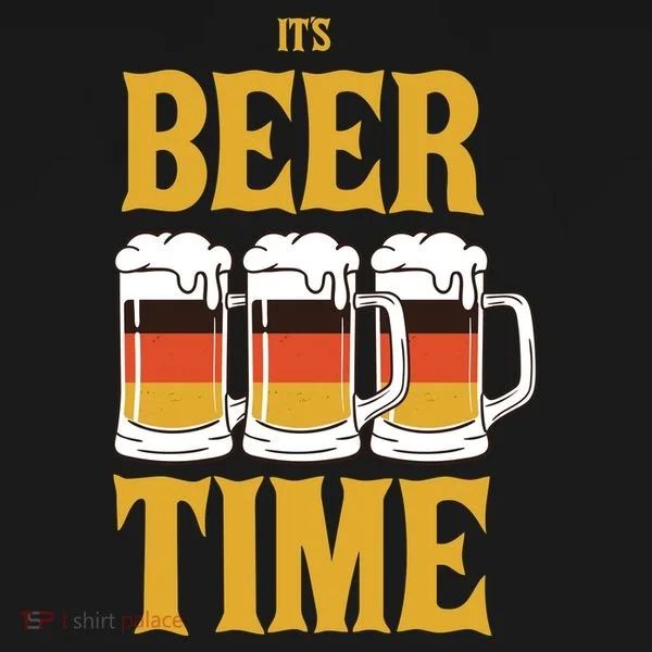 It's Beer Time German Flag Bucket Hat