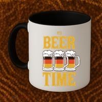 It's Beer Time German Flag Coffee Mug thumb 2