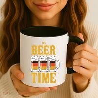 It's Beer Time German Flag Coffee Mug thumb 3
