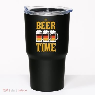 It's Beer Time German Flag Tumbler