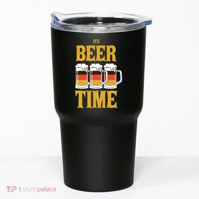 It's Beer Time German Flag Tumbler