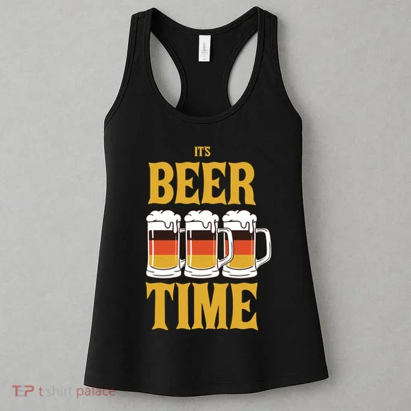 It's Beer Time German Flag Women's Tank Top