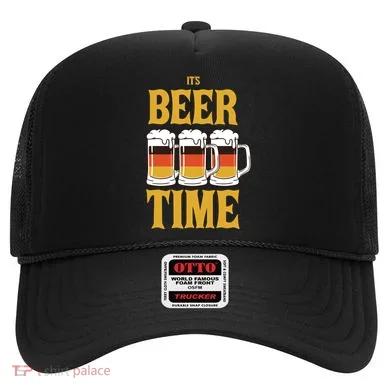 It's Beer Time German Flag Hat