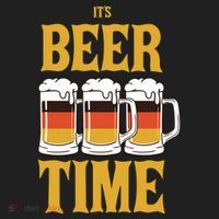It's Beer Time German Flag Hat thumb 2