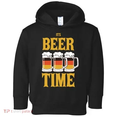 It's Beer Time German Flag Toddler Hoodie