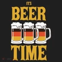 It's Beer Time German Flag Golf Towel thumb 3