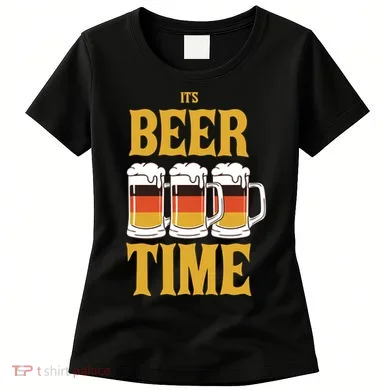 It's Beer Time German Flag Women's T-Shirt