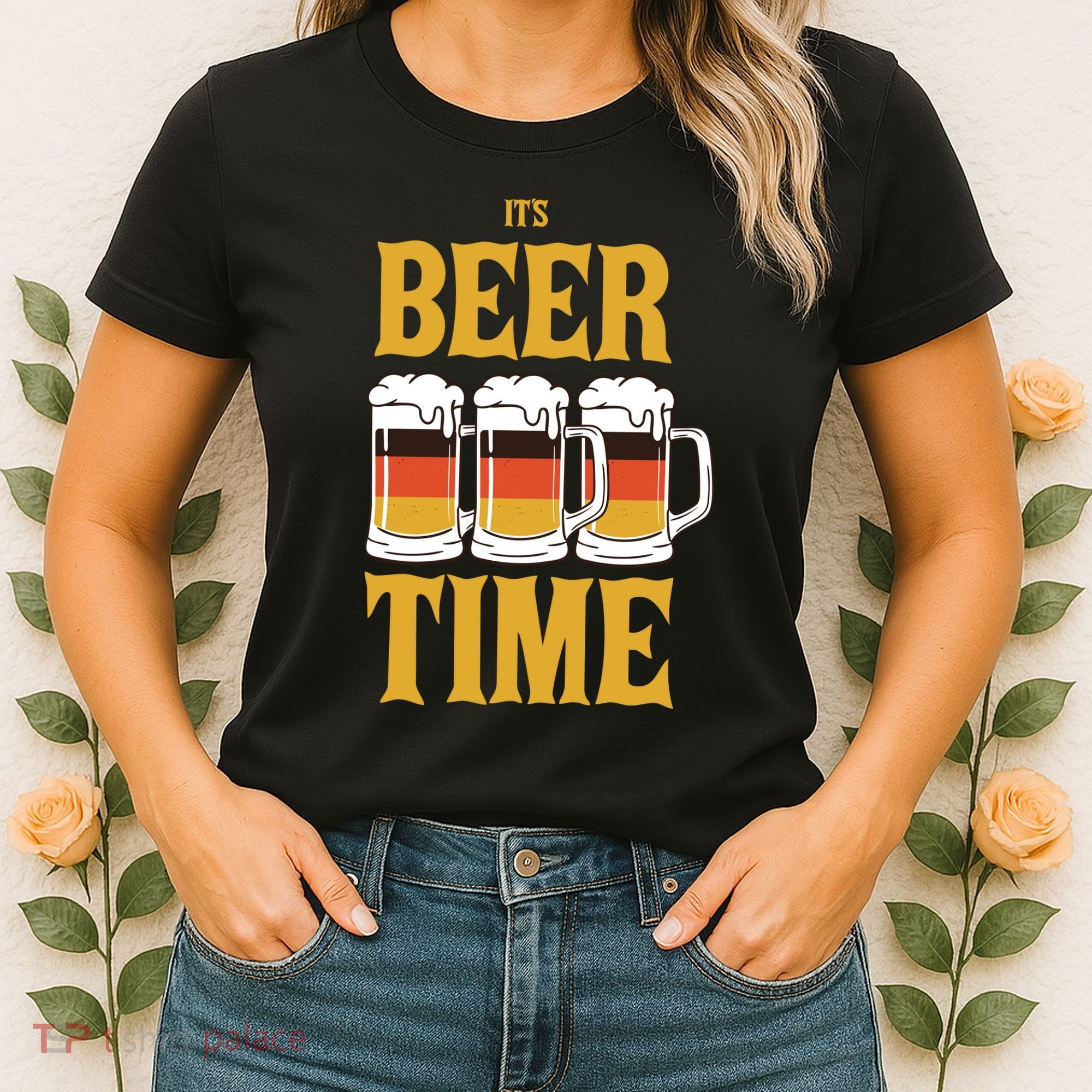 It's Beer Time German Flag Women's T-Shirt