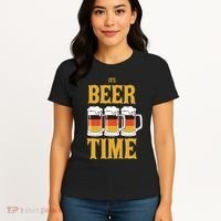 It's Beer Time German Flag Women's T-Shirt thumb 4