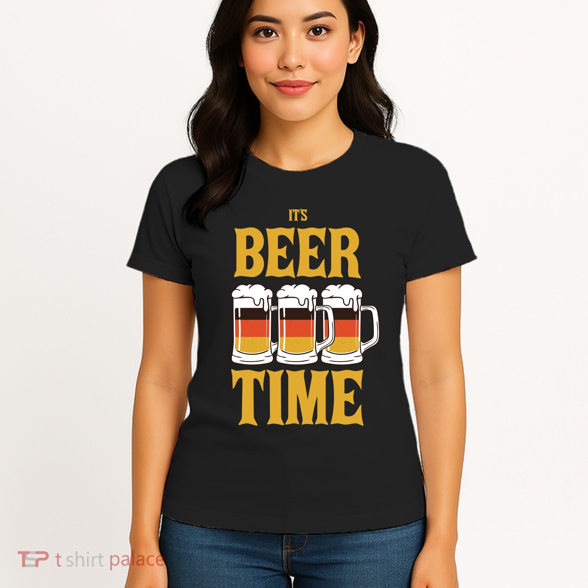 It's Beer Time German Flag Women's T-Shirt