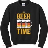 It's Beer Time German Flag Kids Sweatshirt thumb 0