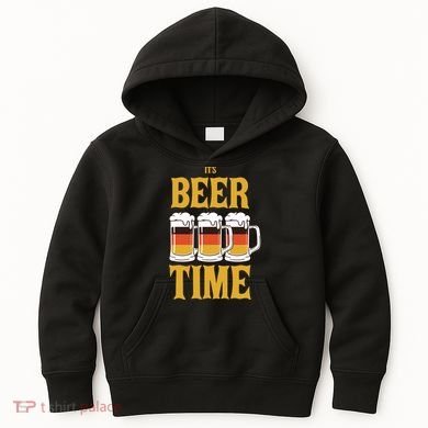 It's Beer Time German Flag Kids Hoodie