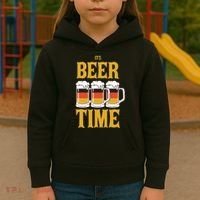 It's Beer Time German Flag Kids Hoodie thumb 3