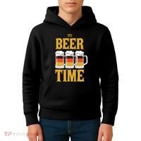 It's Beer Time German Flag Kids Hoodie thumb 4