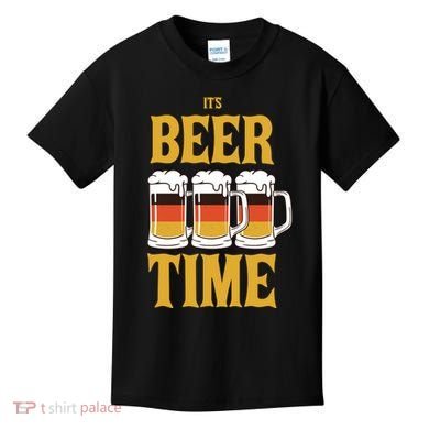 It's Beer Time German Flag Kids T-Shirt
