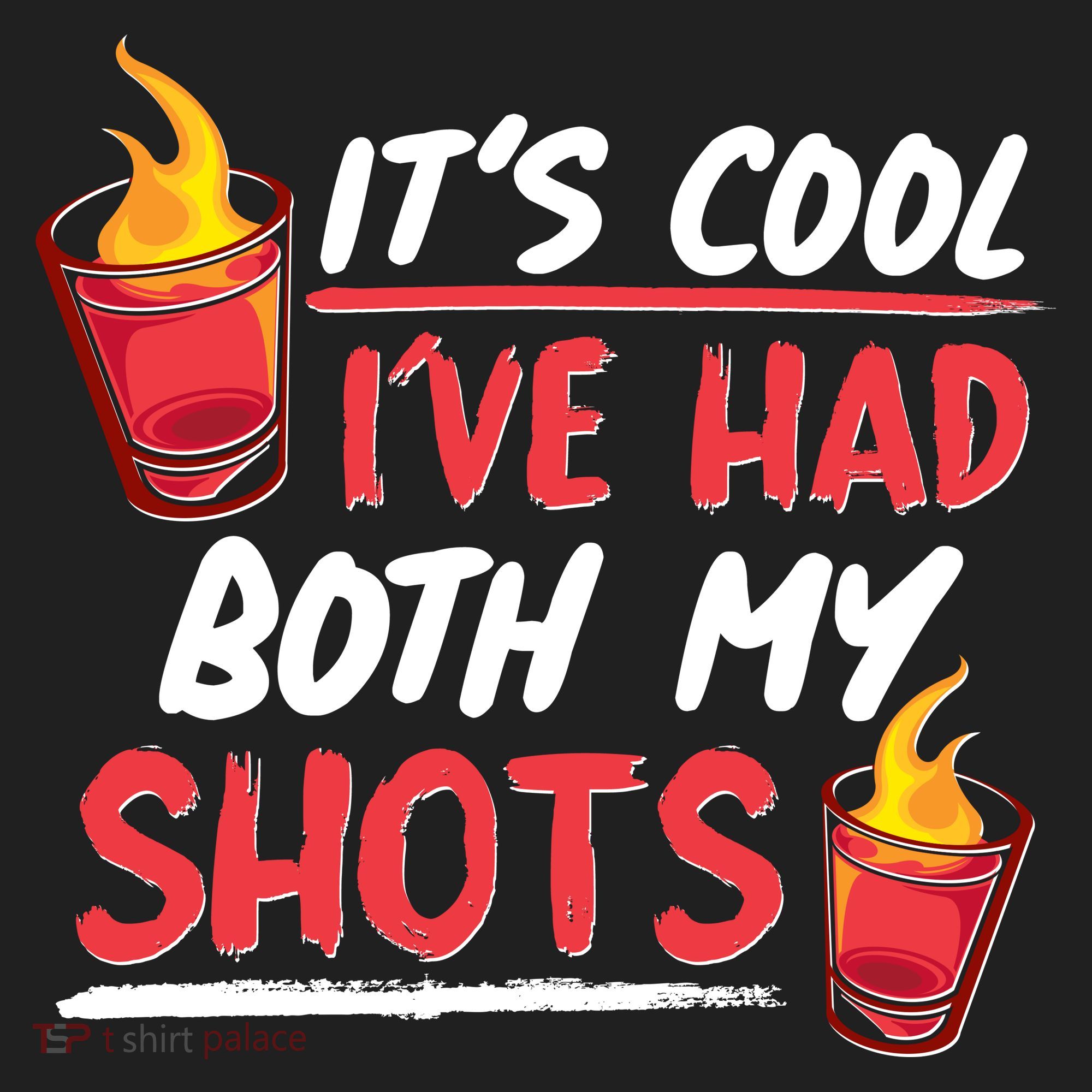 It's Cool I've Had Both My Shots Flaming Drinks Beanie