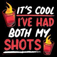 It's Cool I've Had Both My Shots Flaming Drinks Women's Hoodie thumb 2