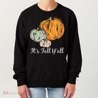 It's Fall Y'all Pumpkin Illustration Women's Sweatshirt thumb 0