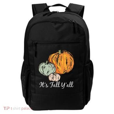 It's Fall Y'all Pumpkin Illustration Backpack