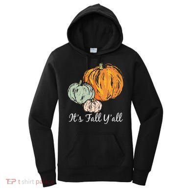 It's Fall Y'all Pumpkin Illustration Women's Hoodie
