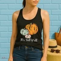 It's Fall Y'all Pumpkin Illustration Women's Tank Top thumb 2