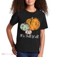 It's Fall Y'all Pumpkin Illustration Kids T-Shirt thumb 2