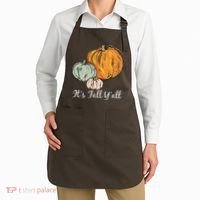 It's Fall Y'all Pumpkin Illustration Apron thumb 2