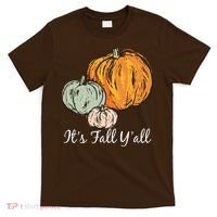 It's Fall Y'all Pumpkin Illustration T-Shirt thumb 0