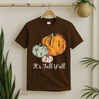 It's Fall Y'all Pumpkin Illustration T-Shirt thumb 2