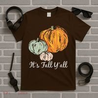 It's Fall Y'all Pumpkin Illustration T-Shirt thumb 5