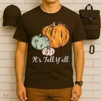 It's Fall Y'all Pumpkin Illustration T-Shirt thumb 6