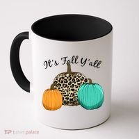 It's Fall Y'all Pumpkins Autumn Coffee Mug thumb 0