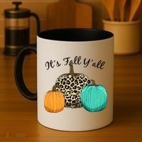 It's Fall Y'all Pumpkins Autumn Coffee Mug thumb 4