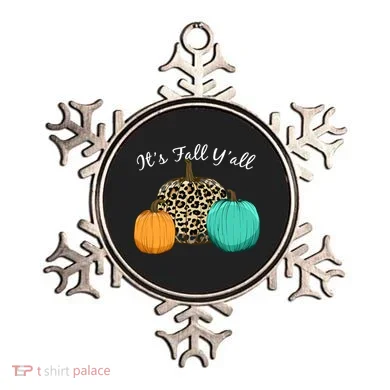 It's Fall Y'all Pumpkins Autumn Ornament