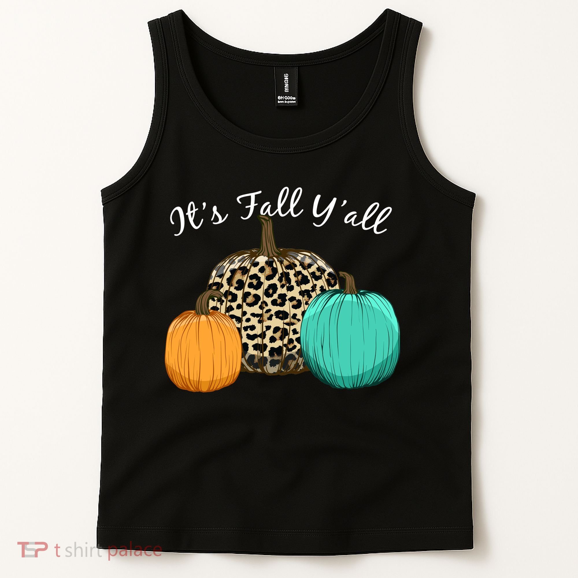 It's Fall Y'all Pumpkins Autumn Tank Top