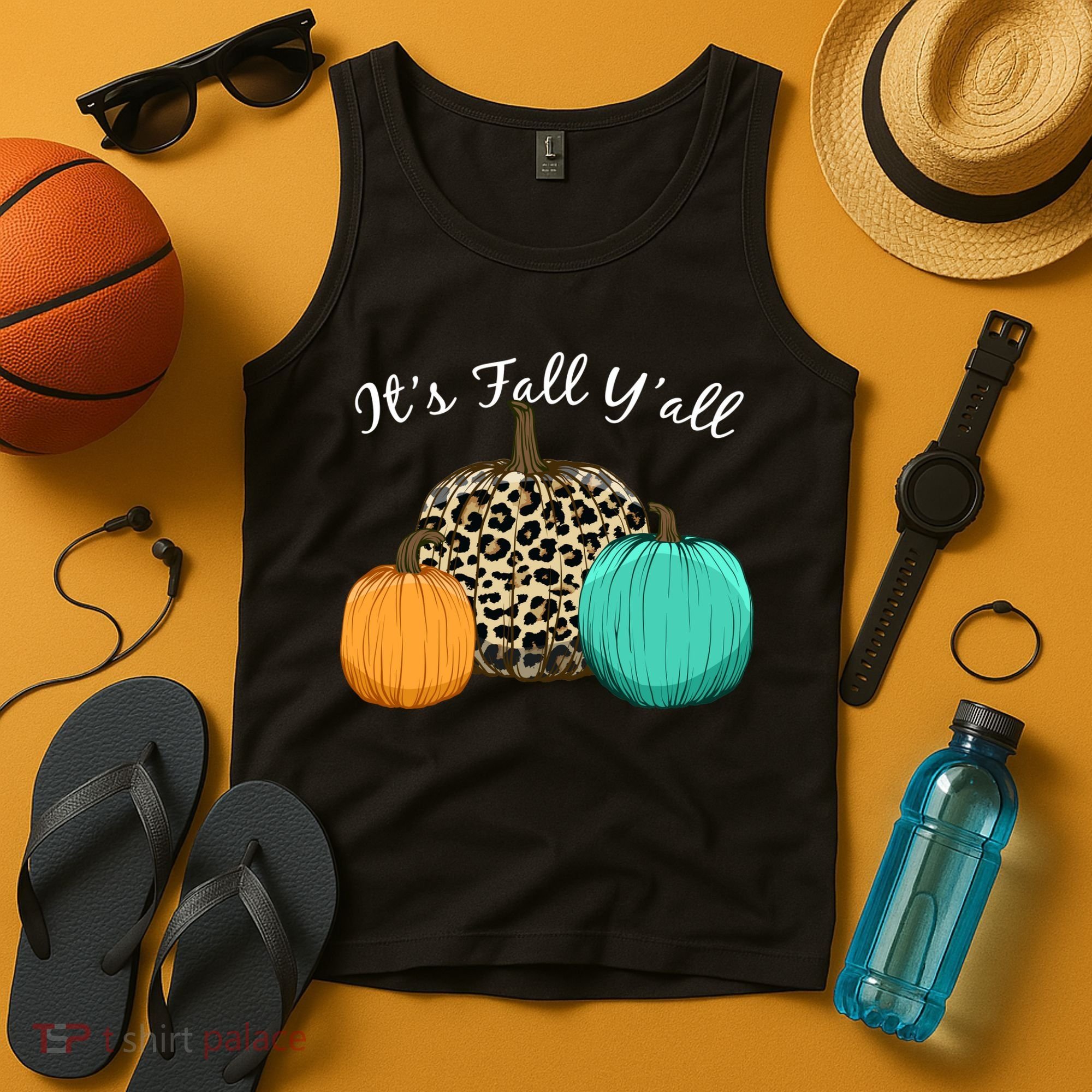 It's Fall Y'all Pumpkins Autumn Tank Top