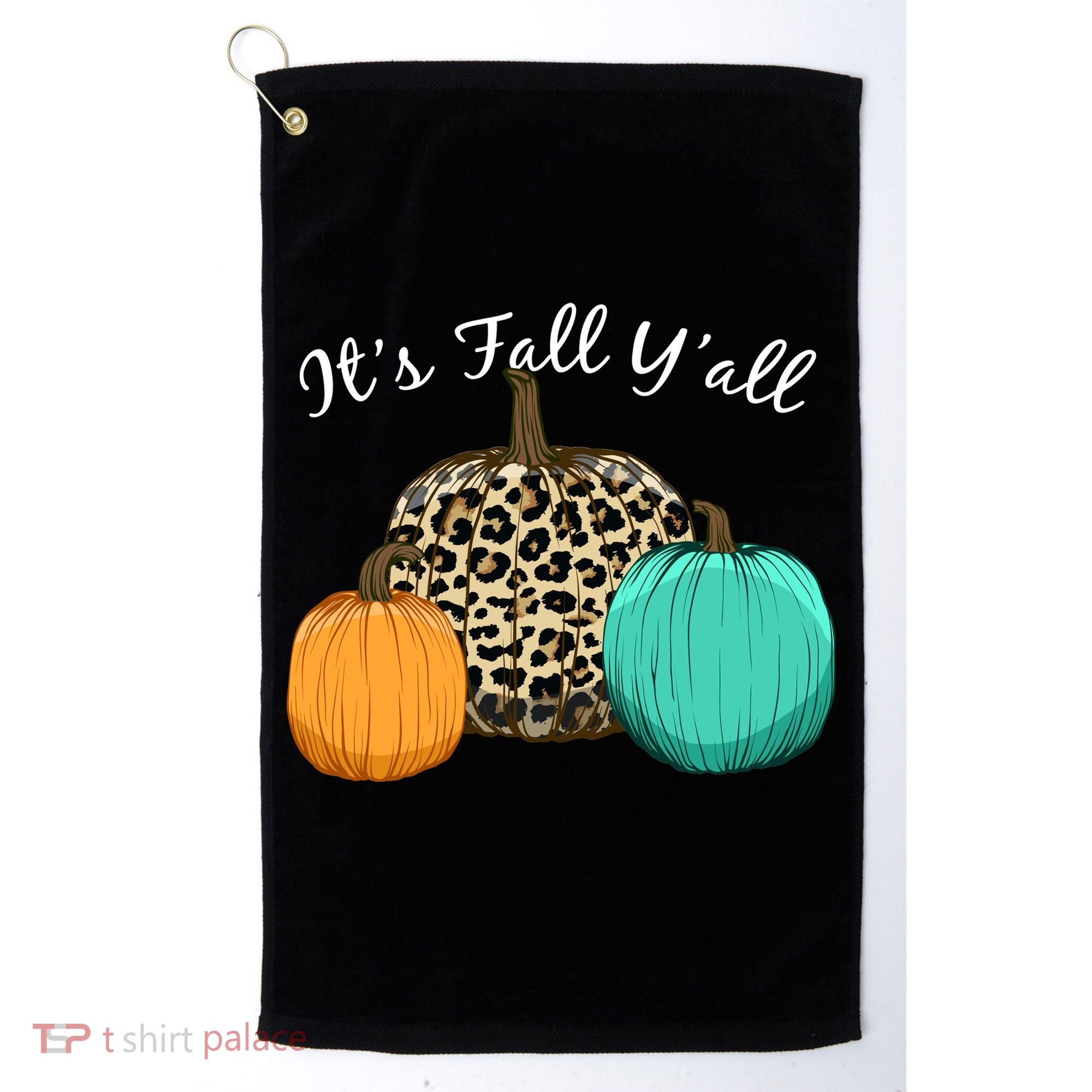 It's Fall Y'all Pumpkins Autumn Golf Towel