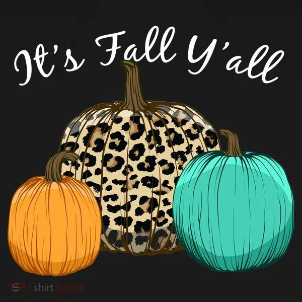 It's Fall Y'all Pumpkins Autumn Toddler T-Shirt