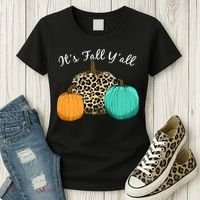 It's Fall Y'all Pumpkins Autumn Women's T-Shirt thumb 3