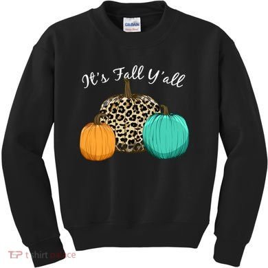 It's Fall Y'all Pumpkins Autumn Kids Sweatshirt