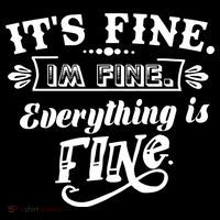 It's Fine I'm Fine Everything Is Fine Apron thumb 3