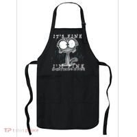 It's Fine I'm Fine Everything Is Fine Cat  Apron thumb 0