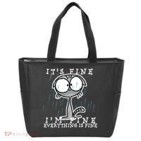 It's Fine I'm Fine Everything Is Fine Cat  Tote Bag thumb 0