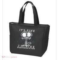 It's Fine I'm Fine Everything Is Fine Cat  Tote Bag thumb 3
