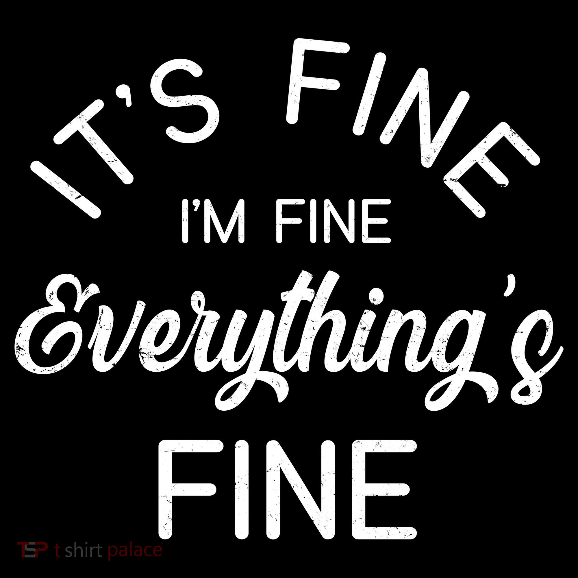 It's Fine I'm Fine Everything is FINE Funny Meme Visor