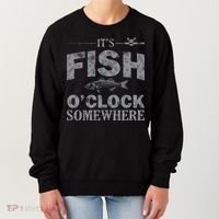 It's Fish O'Clock Somewhere Funny Women's Sweatshirt thumb 0