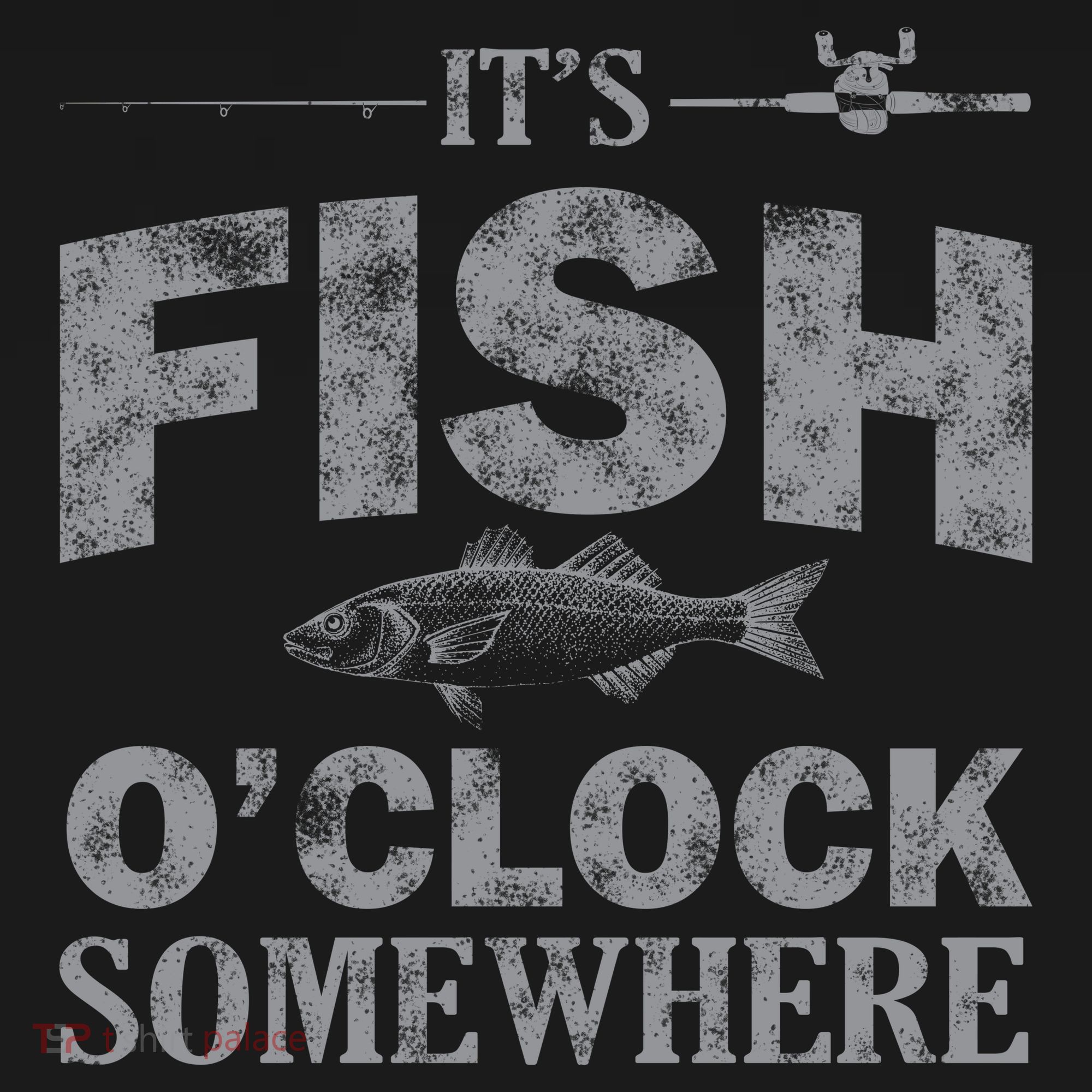 It's Fish O'Clock Somewhere Funny Doggie Tank