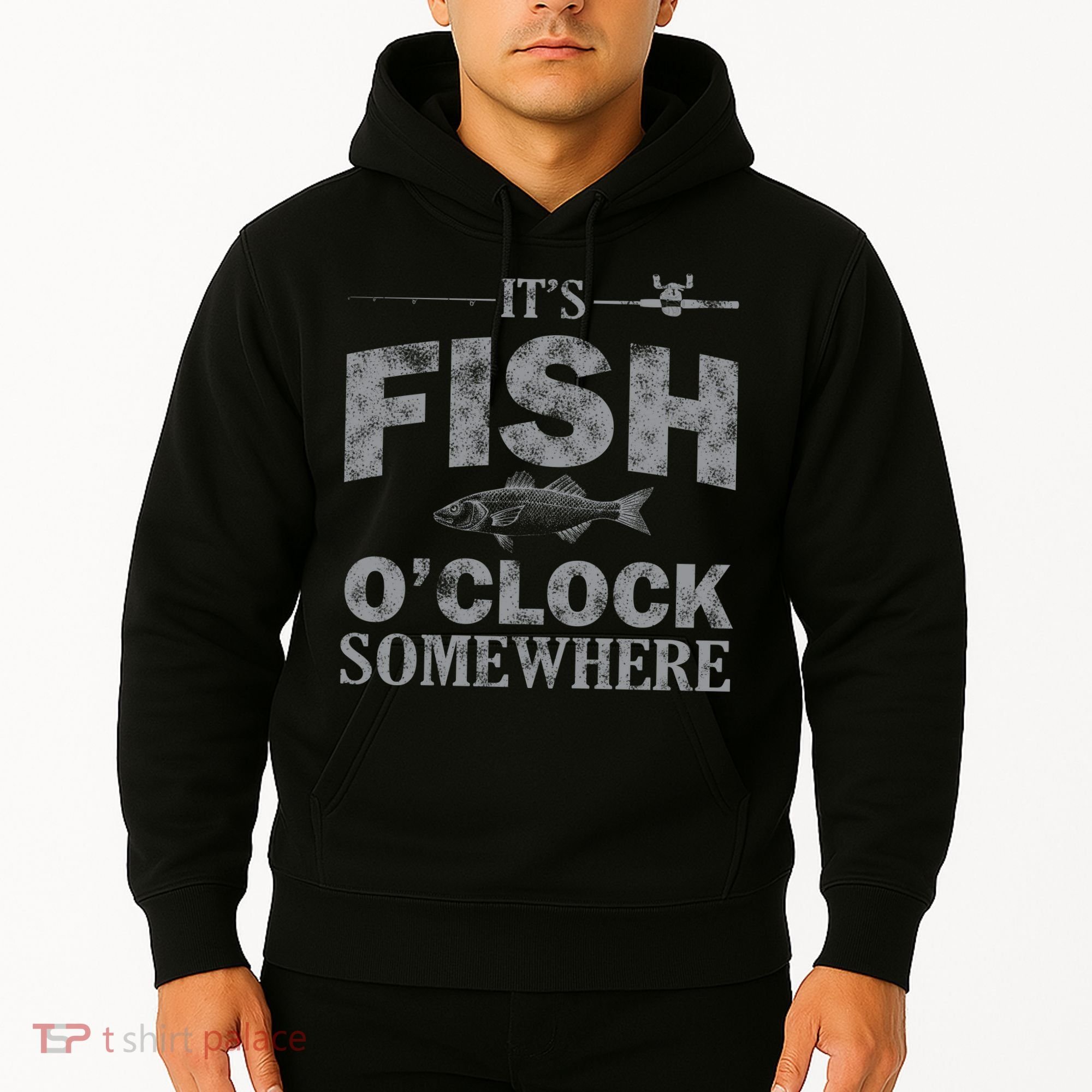 It's Fish O'Clock Somewhere Funny Hoodie